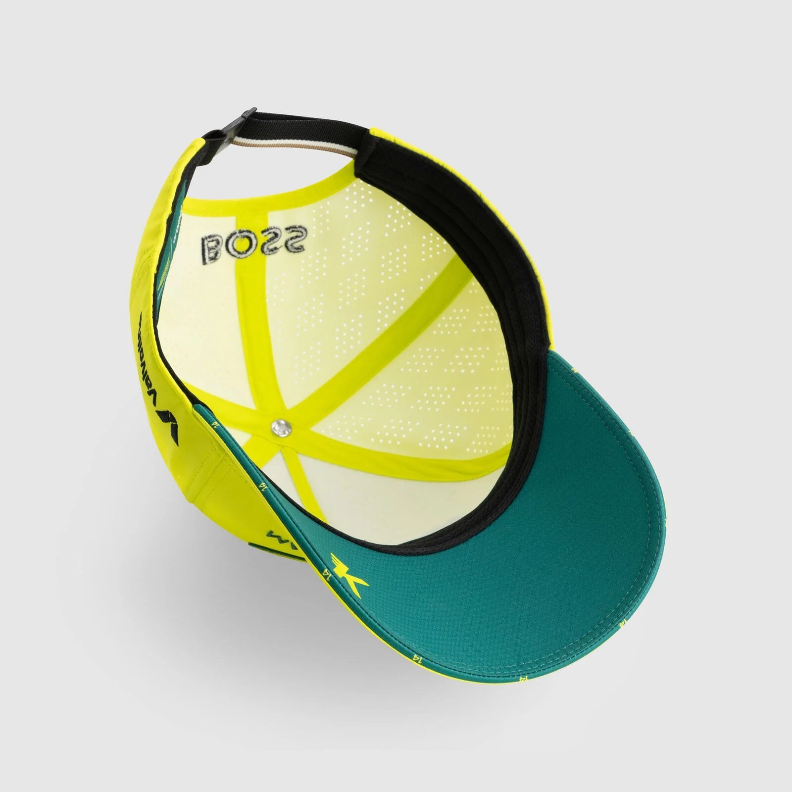 Aston Martin Gorra Oficial Fernando Alonso 2025 - Lime - Imagen 4