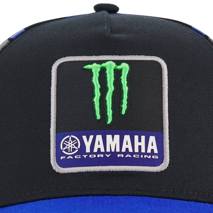 Gorra de equipo Monster Energy Yamaha 2025 - Negra - Imagen 4