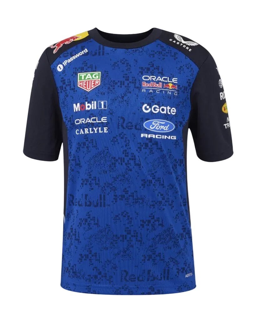 Camiseta infantil del equipo Red Bull Racing F1 2026 - Azul/Azul marino
