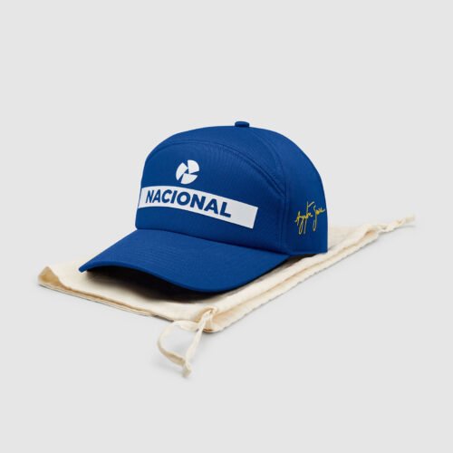 Ayrton Senna gorra Nacional con bolsa