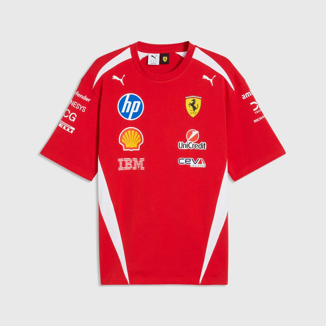 Camiseta Scuderia Ferrari Camiseta Oficial 2026 Version Piloto